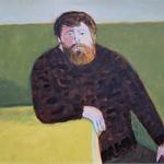 А.Шевченко. Автопортрет. За кухонным столом. 2010, 70х100, к.м.